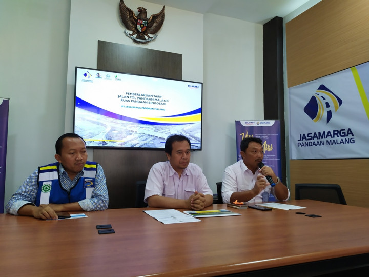 Tol Pandaan-Malang Resmi Bertarif