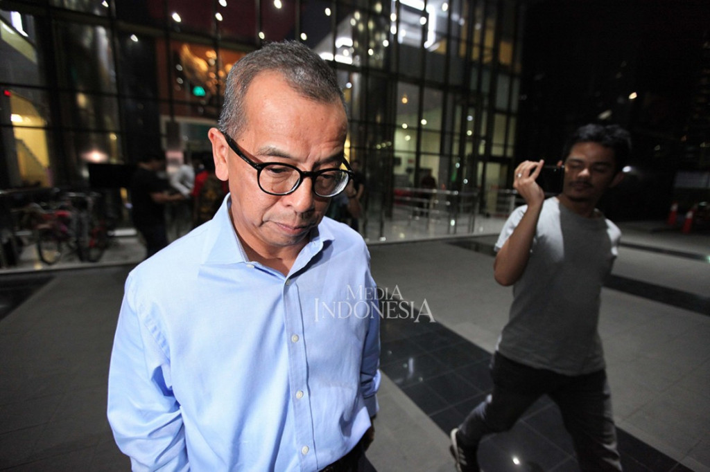  Mantan Direktur Utama PT Garuda Indonesia, Emirsyah Satar -- Foto: MI/Rommy Pujianto.	