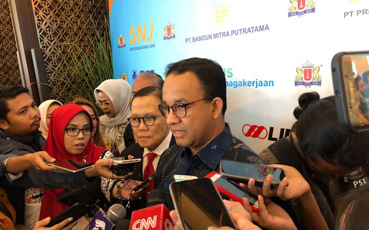 Anies Ingin DPRD Cepat Berikan Pasangan