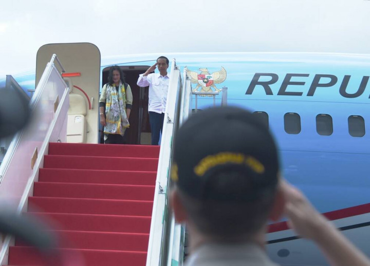 Jokowi Menghadiri Pembukaan Kongres PDI Perjuangan