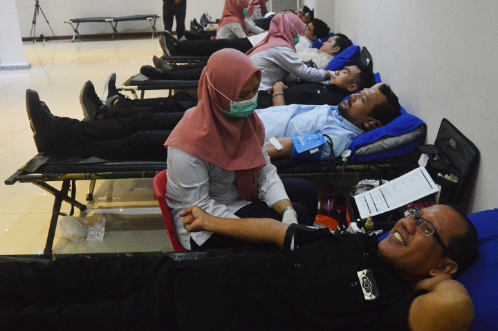 Antusias Karyawan Media Group Ikuti Aksi Donor Darah