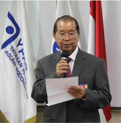 Rektor Podomoro University, Cosmas Batubara tutup usia.  Foto/Dok.PU.