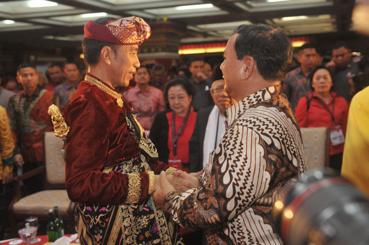 Jokowi, Prabowo dan Ahok Hadiri Kongres V PDIP