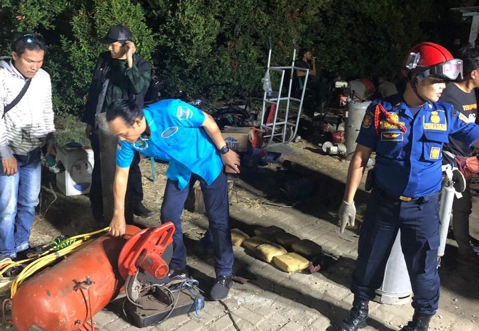 BNN Menyita ganja di Kramat Jati, Jakarta Timur. Dok. BNN