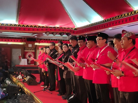 27 Pengurus DPP PDI Perjuangan Dikukuhkan