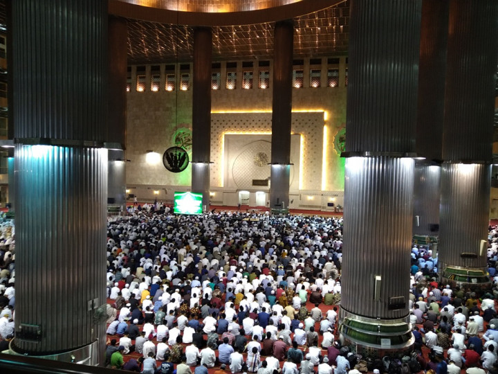 Antusiasme Perayaan Iduladha di Istiqlal Masih Tinggi