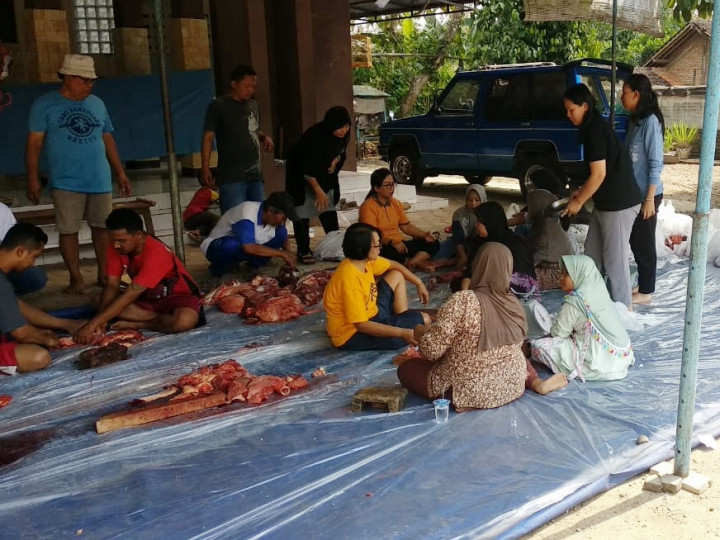 Warga Kristen di Gunungkidul Bantu Pemotongan Kurban