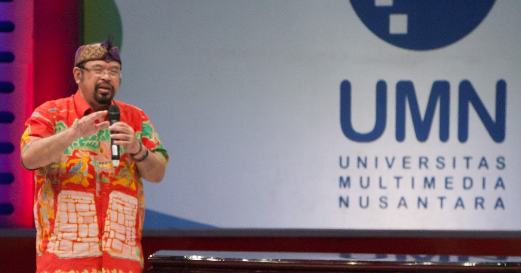 Rektor Universitas Multimedia Nusantara Ninok Leksono. Foto: MI/Permana.
