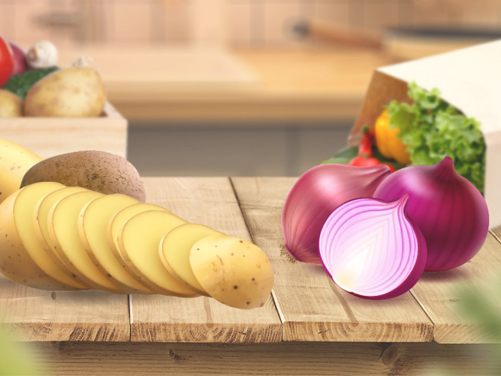 Tips Menyimpan Bawang dan Kentang