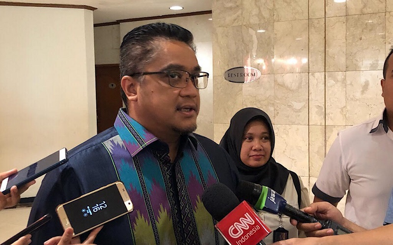 Ketua DPP Partai Demokrat Dede Yusuf Macan Effendi di Grand Sahid Jaya, Senin, 12 Agustus 2019. Medcom.id/Theofilus Ifan Sucipto.