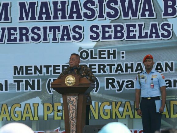 Menhan:  Terorisme Tak Bisa Dihadapi dengan Senjata