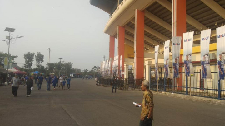 Persib vs Borneo, Stadion Jalak Harupat Sepi Penonton