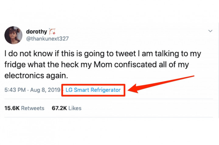 Remaja Viral Gegara Unggah Cuitan via Kulkas Pintar