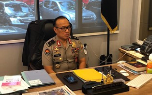 Belasan Orang Diperiksa terkait Terbakarnya Polisi di Cianjur