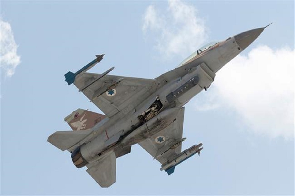Pesawat jet tempur F-16d milik Israel. (Foto: AFP)