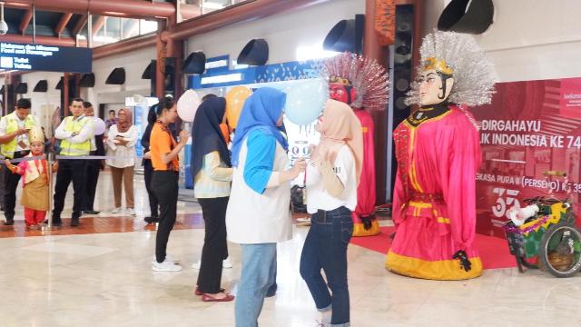 Perlombaan HUT Ke-74 RI Bikin Bandara Soetta Meriah