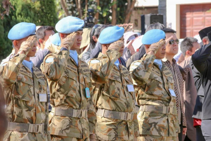 Pasukan Perdamaian PBB RI Hadiri Upacara di Afrika Selatan
