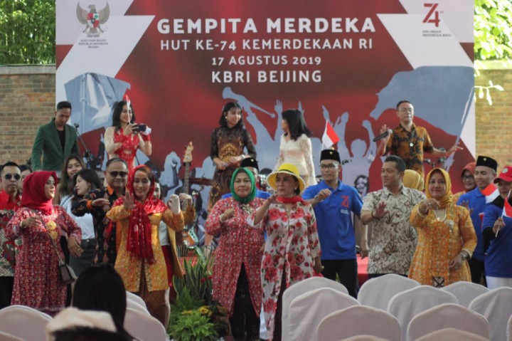 600 Orang Rayakan HUT RI ke-74 di Tiongkok