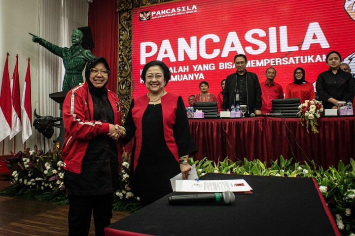 Megawati Lantik Risma Sebagai Ketua DPP PDIP