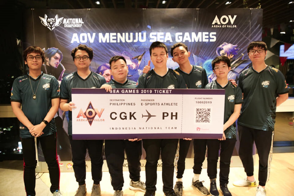 Tim esports EVOS divisi Arena of Valor.