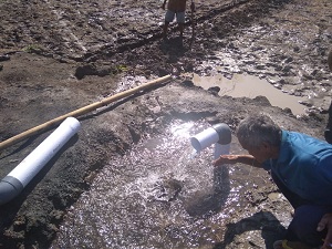 Warga Gunungkidul Temukan Sumber Air di Lahan Tandus