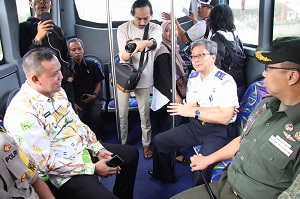 Dua Rute Bus Transpatriot Bekasi Diresmikan