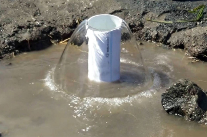 Heboh, Air Menyembur di Ladang Tandus di Gunung Kidul