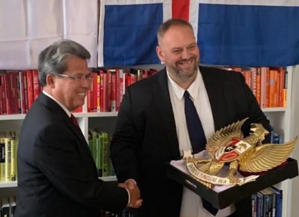 RI Lantik Konsul Kehormatan di Islandia