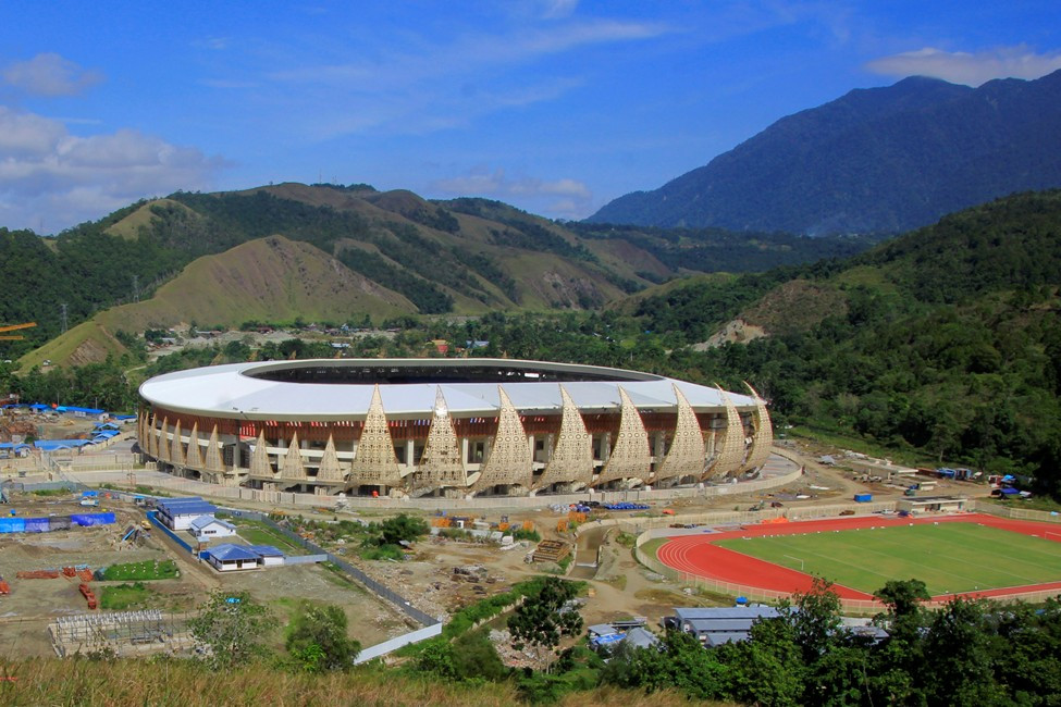 Stadion Papua Bangkit (Antara/GUSTI TANATI)