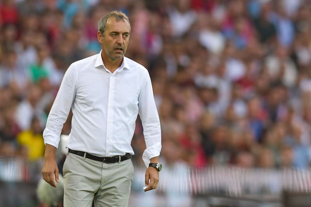 Pelatih AC Milan, Marco Giampaolo (AFP/Miguel Medina)