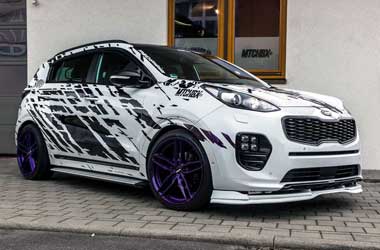 Modifikasi Simpel Kia Sportage Andalkan Aplikasi Stiker