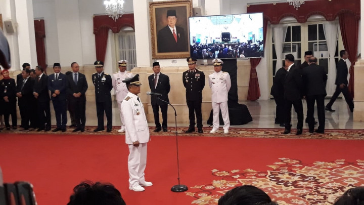 Presiden Lantik Rusli Baco Jadi Wagub Sulteng