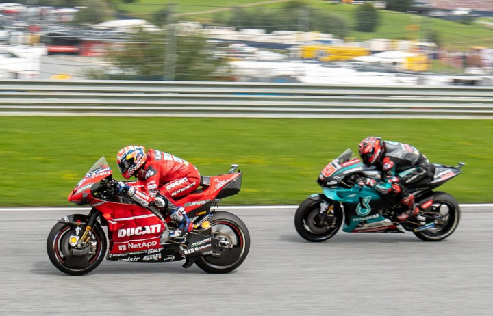 Alex Rins Terlibat dalam Kecelakaan Quartararo dan Dovizioso