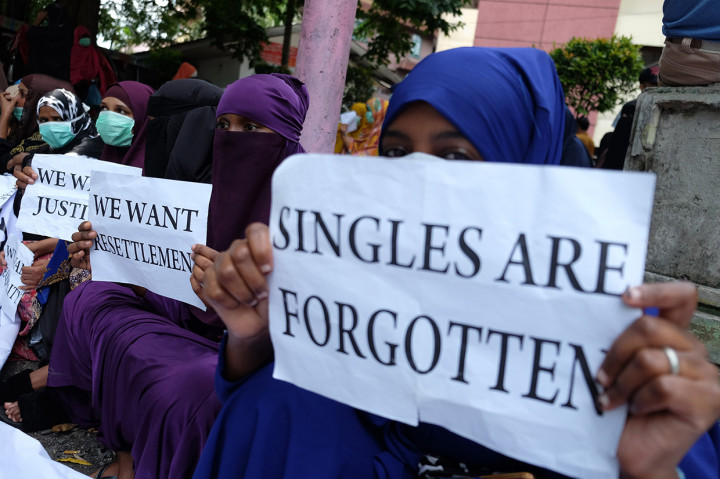 Puluhan Imigran di Medan Gelar Unjuk Rasa