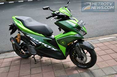 Yamaha Aerox 2017 Green Army Troop