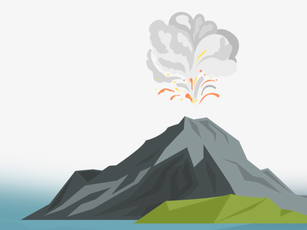 32+ Download Gambar Ilustrasi Gunung Berapi Terbaru | Dewalucu212