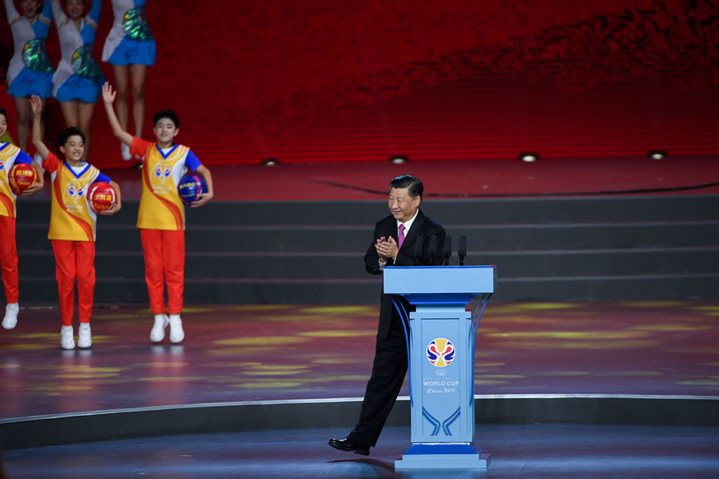 Xi Jinping Buka Piala Dunia FIBA 2019