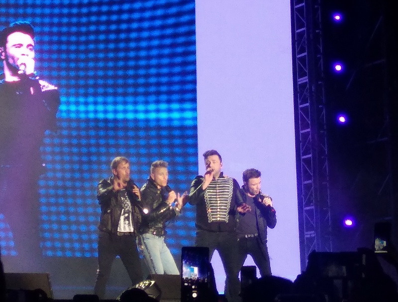  Suasana konser Westlife di pelataran Candi Borobudur, Sabtu, 31 Agustus 2019. (Foto: Dok. Medcom.id/Cecylia Rura)