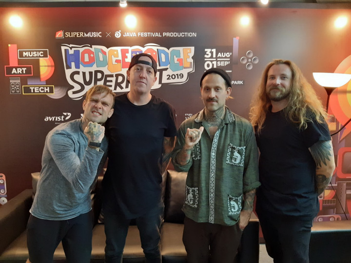 The Used Selalu Bersemangat Temui Penggemar di Indonesia