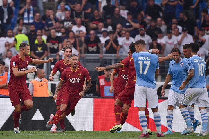 Lazio Berbagi Poin dengan Roma