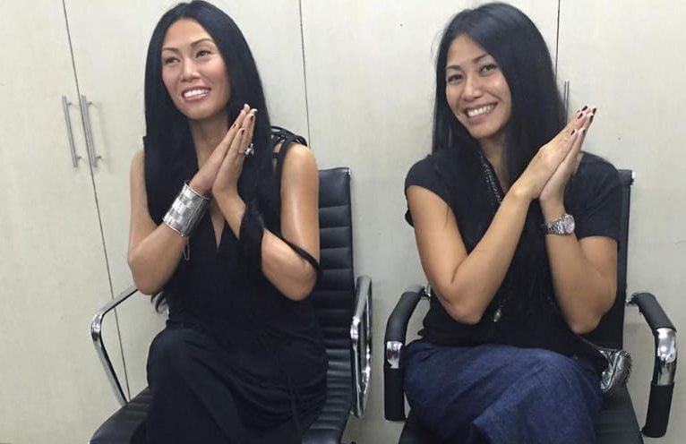 Anggun dan patung lilinnya (Foto: ist)