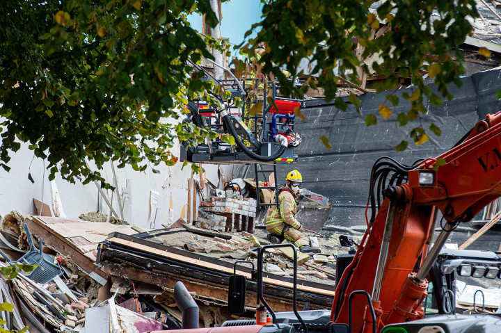 Ledakan Dahsyat Hancurkan Sejumlah Rumah di Belgia