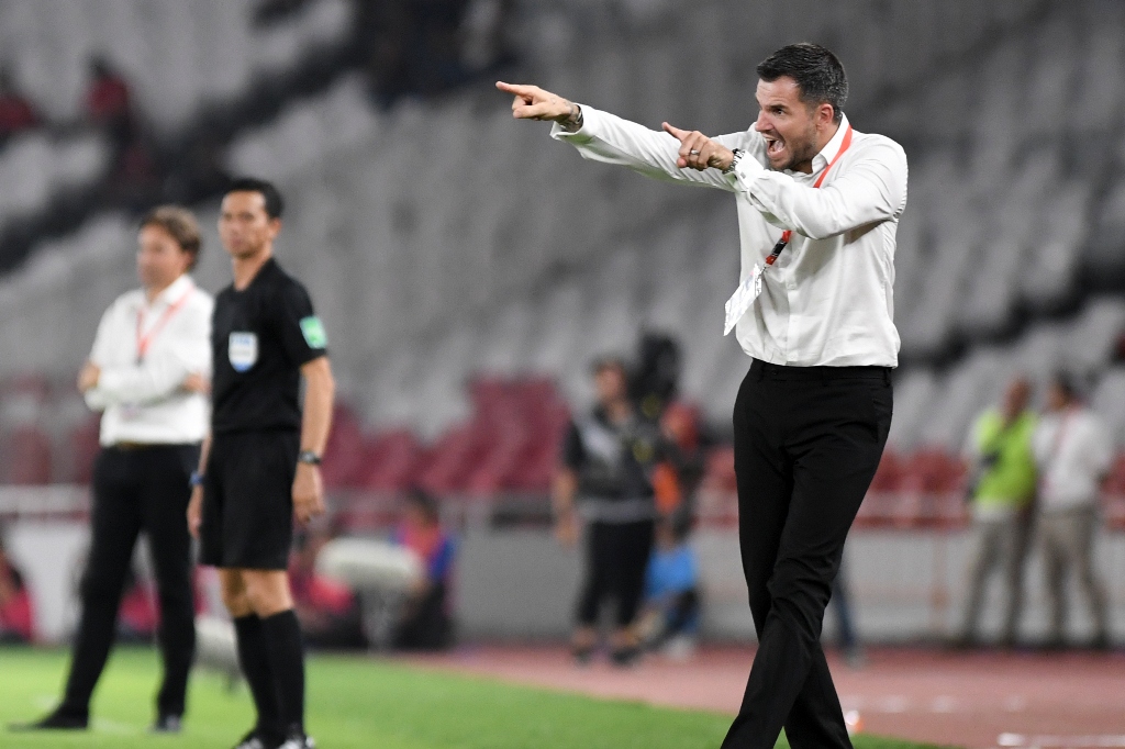 Pelatih Timnas Indonesia Simon McMenemy (Antara/Hafidz Mubarak A)