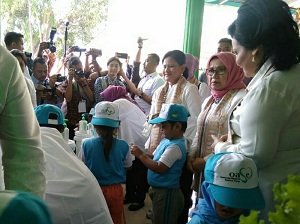 Keceriaan Siswa Paud Bersama Ibu Negara