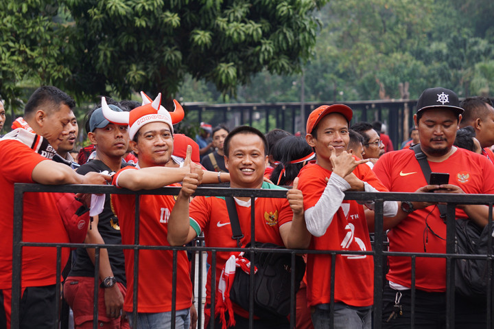 Antusiasme Suporter Jelang Laga Timnas Inonesia Vs Malaysia