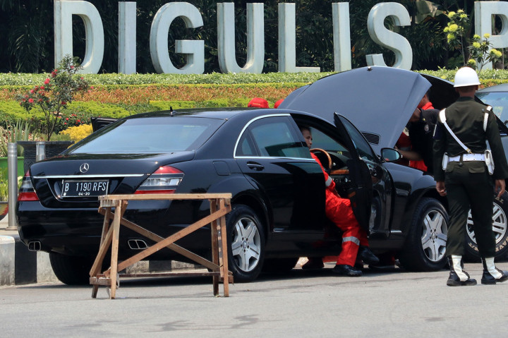 Mobil Presiden Mogok di Pontianak