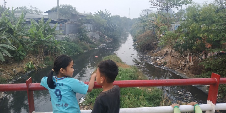 Sampah di Kali Jambe 55 Ton