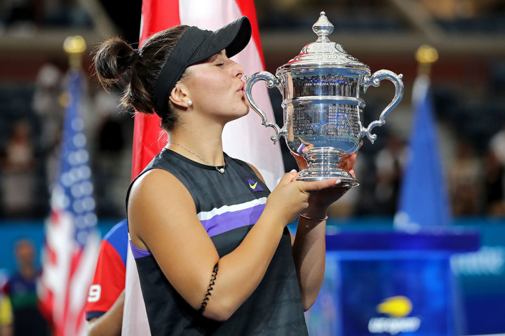 Tundukkan Serena, Bianca Jadi Juara Grand Slam Termuda