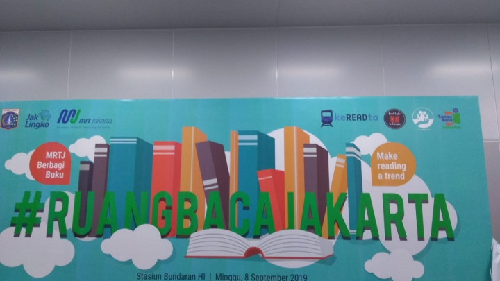 13 Stasiun MRT Jakarta Dilengkapi Perpustakaan