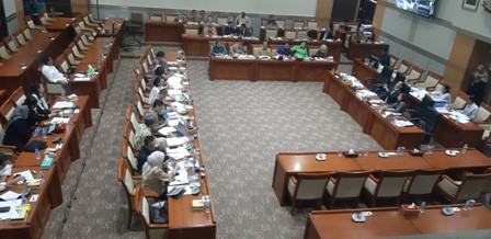 Suasana rapat dengar pendapat Pansel capim KPK dengan Komisi III DPR. Foto: Medcom.id/Whisnu Mardiansyah